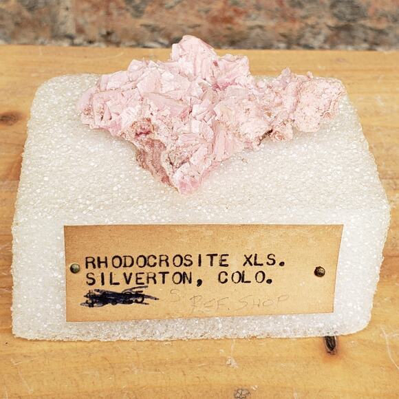 Rhodocrosite Crystal Cluster Silverton, Colorado, USA 38g Estate Specimen - Picture 1 of 10